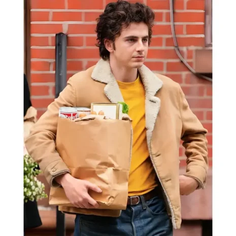 A Complete Unknown Timothée Chalamet Sherpa Jacket