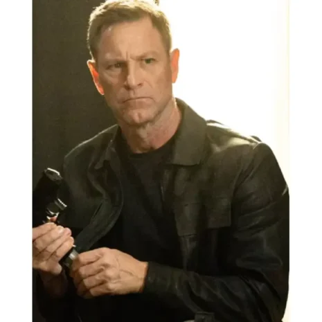 Aaron Eckhart Classified 2024 Black Jacket