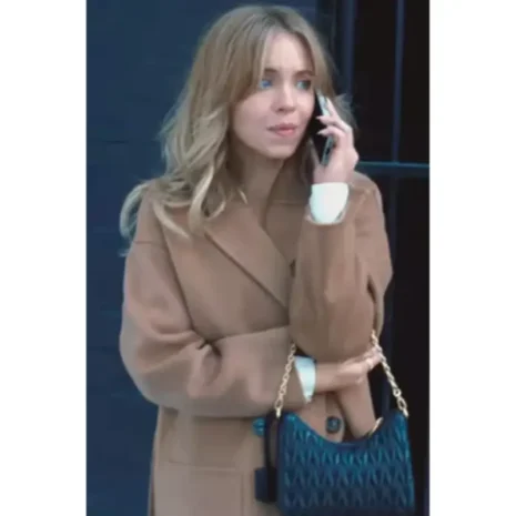 Anyone But You Sydney Sweeney Brown Trench Coat