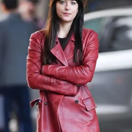 Dakota-Johnson-Madame-Web-2024-Maroon-Leather-Jacket.webp