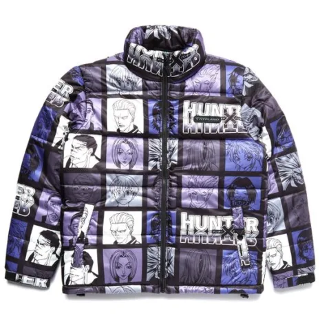 Hunter X Hunter Purple Puffer Jacket