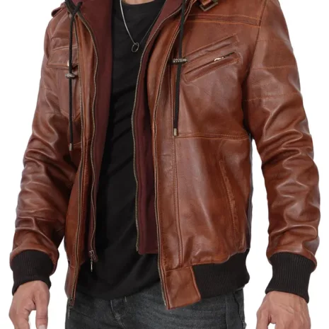 Removable-Hood-Brown-Leather-Bomber-Mens-Jacket.webp