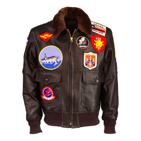 Top Gun Jacket, 'Maverick' Leather Jacket