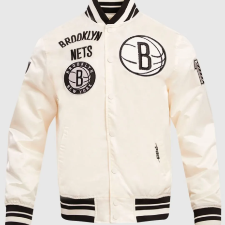 Brooklyn Nets Retro Classic Rib Jacket