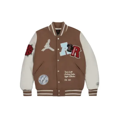 Jordan x Travis Scott Letterman Varsity Jacket